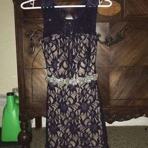 Navy Party Dress, City Studio Size 5